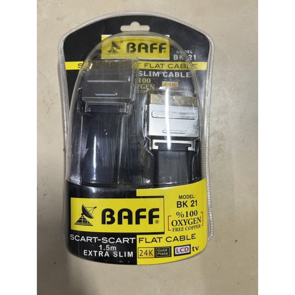 BAFF GERMANY Bk 21   scart To Scart Kablo - 1.5m Görüntü Kablosu Fiyatı