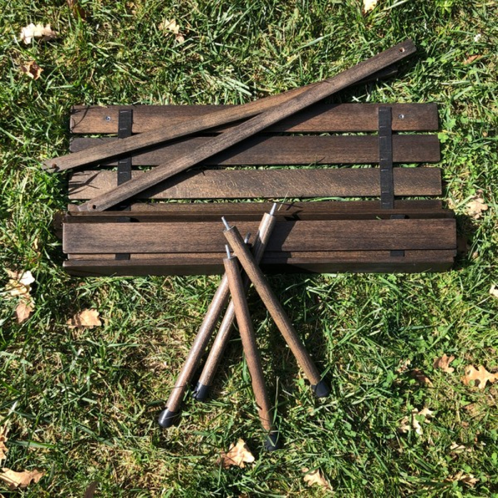 Bag The Joy L 60x60x55 CM Ahşap Katlanır Rulo Kamp ve Piknik Masası - Antrasit Kamp & Piknik Masası Fiyatı