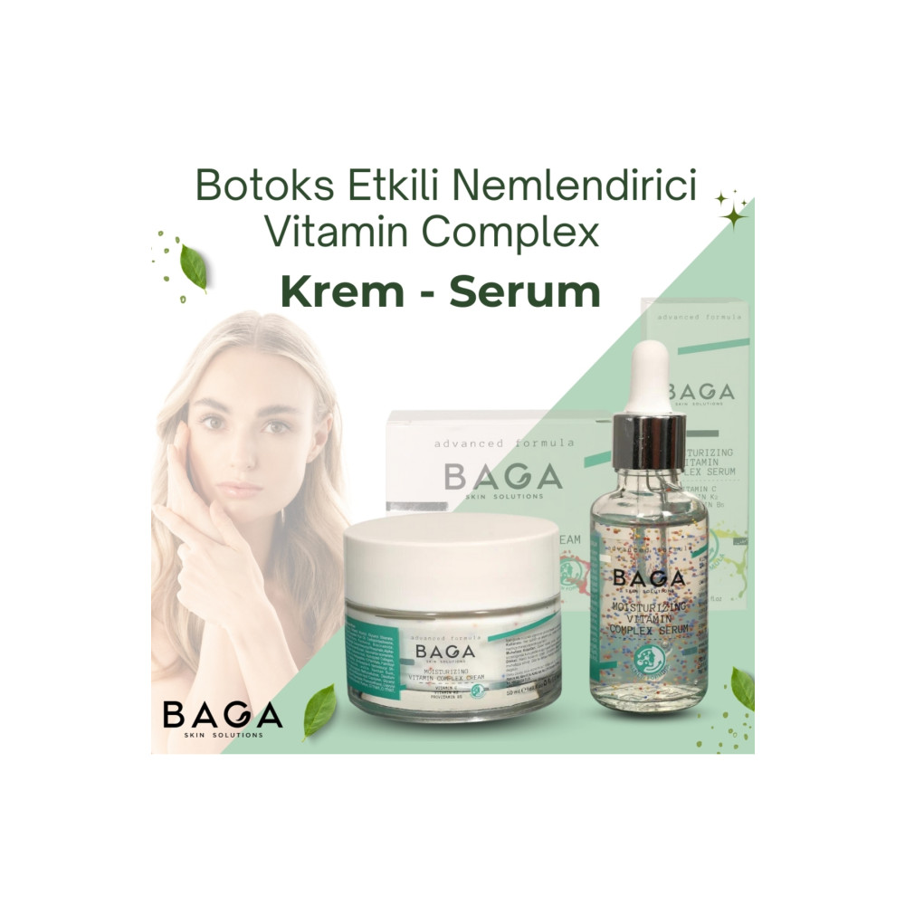 Baga Botoks Etkili Nemlendirici Vitamin Complex Krem ve Serum Cilt Temizleme ve Peeling Fiyatı