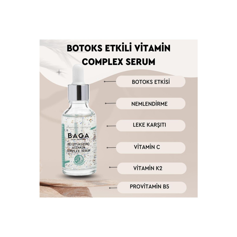 Baga Botoks Etkili Nemlendirici Vitamin Complex Serum Cilt ve Yüz Bakımı Fiyatı