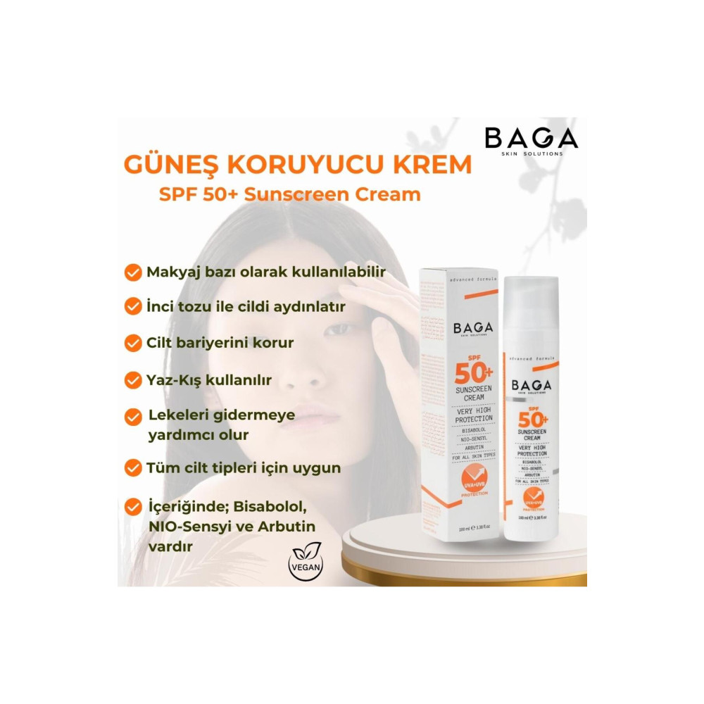 Baga Güneş Koruyucu Krem Spf+ Güneş Kremleri ve Losyonları Fiyatı