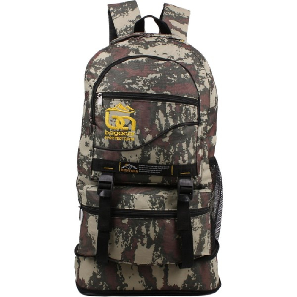 Bagacar Kamuflaj Körüklü Dağcı Sırt Çantası 65 Litre Kapasiteli Kamp Çantası Sırt Çantası (Outdoor) Fiyatı