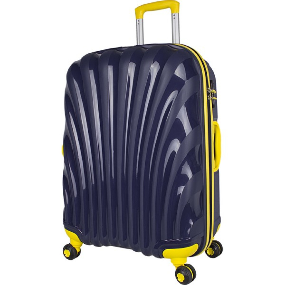 Bagacar Shell Silikon Kırılmaz Orta Boy Valiz Lacivert Sarı - Lacivert - Canvas Oto Boyaları Fiyatı