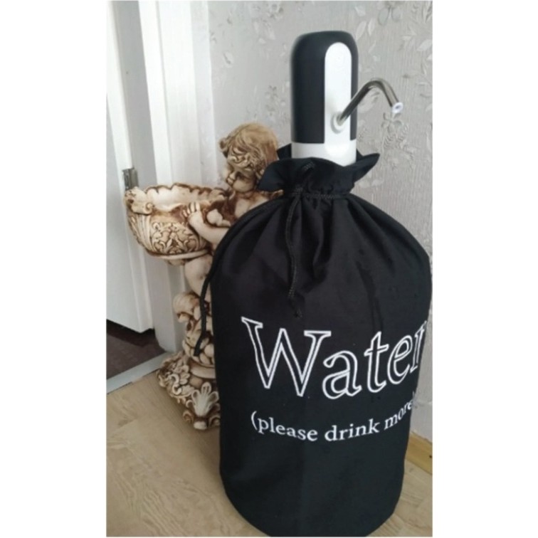 Bagand Siyah Water Baskılı Polyester Malzemeden Çok Amaçlı Damacana Kılıfı Şık Kullanım İçin Diğer Fiyatı