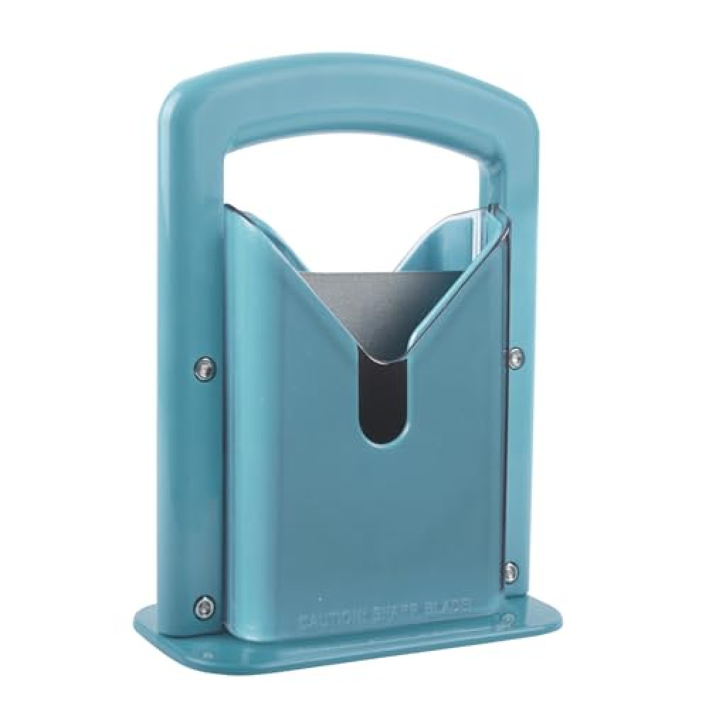 Bagel Slicer, Bagel Cutter Stainless Steel (Lake Blue)