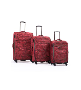 Baggaj Lüx Kumaş Valiz Seti V121 - Kırmızı Çanta (Outdoor) Fiyatı