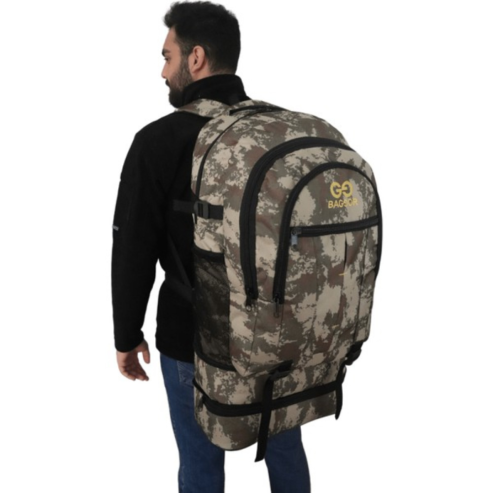 Baggor 90 Litre Körüklü Su Geçirmez Çok Gözlü Laptop Bölmeli Kampçı-Seyahat-Dağcı Sırt Çantası Sırt Çantası (Outdoor) Fiyatı