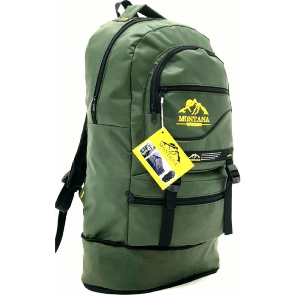 Baggor Montana Körüklü Su Geçirmez Çok Gözlü Yeşil Kampçı-Seyahat-Dağcı Sırt Çantası Sırt Çantası (Outdoor) Fiyatı