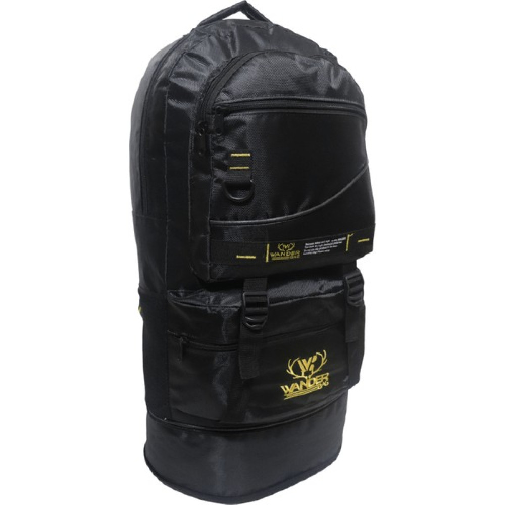 Baggor Wander 55+10 Litre Körüklü Siyah Çok Gözlü Yürüyüş-Seyahat-Okul-Dağcı-Trekking-Kampçı Sırt Çantası Sırt Çantası (Outdoor) Fiyatı