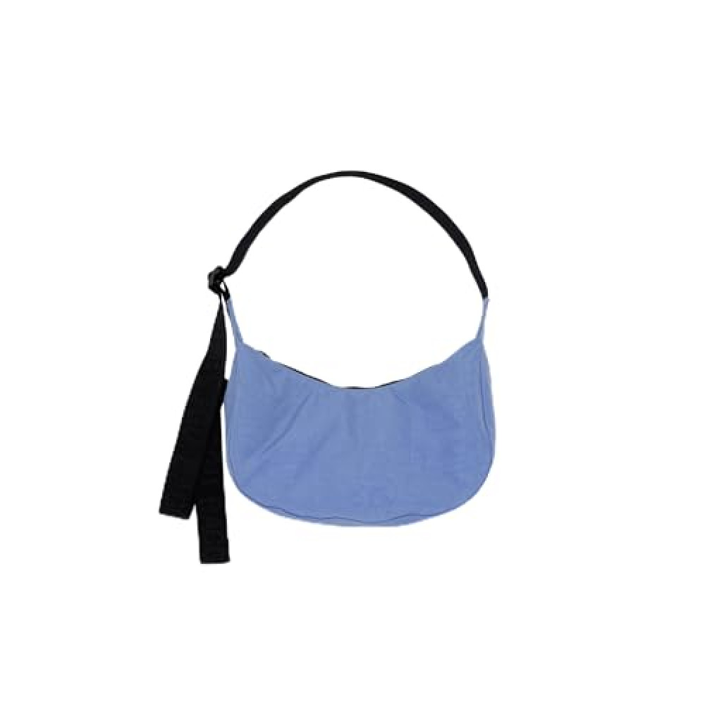 BAGGU Small Nylon Crescent Bag - Cornflower
