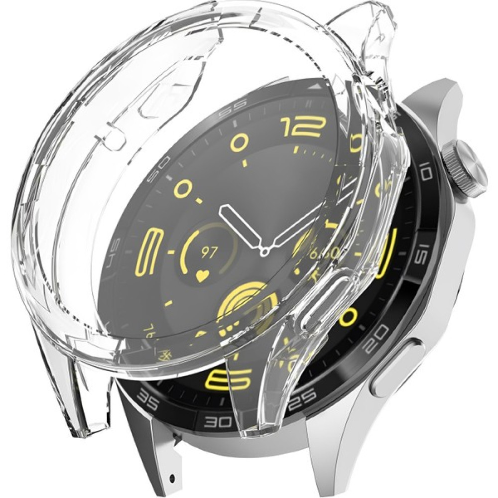 Bagies Huawei Watch Gt4 46 mm Uyumlu Kasa ve Ekran Koruyucu Kılıf Şeffaf Silikon Giyilebilir Teknoloji Aksesuarları Fiyatı