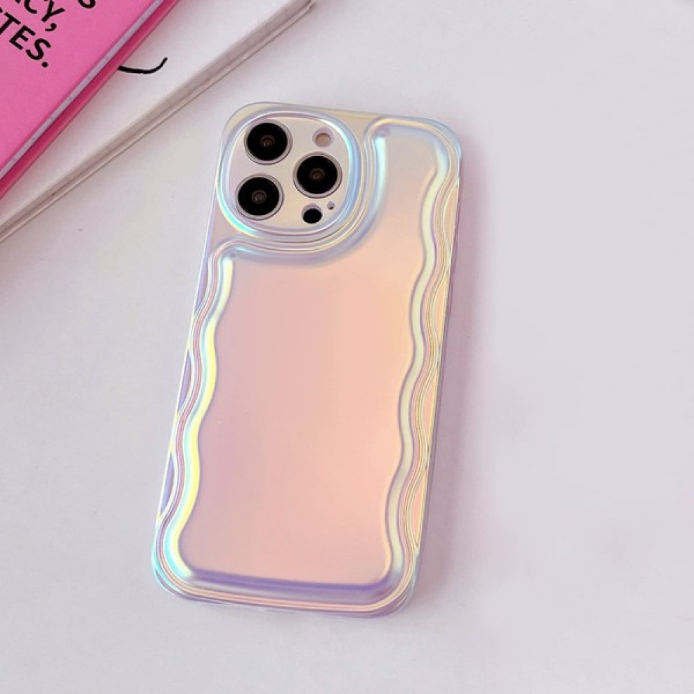 Bagies Zigzag Puffer Kılıf iPhone 14 Pro Max Uyumlu Hologram Renkli Telefon Kılıfı Koruyucu Kapak Cep Telefonu Kılıfı Fiyatı