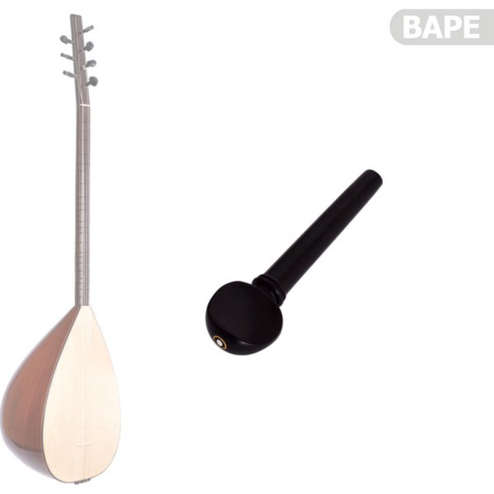 Bağlama Burgusu Abanoz Takım 7li BAPE Müzik Aleti Aksesuarları Fiyatı