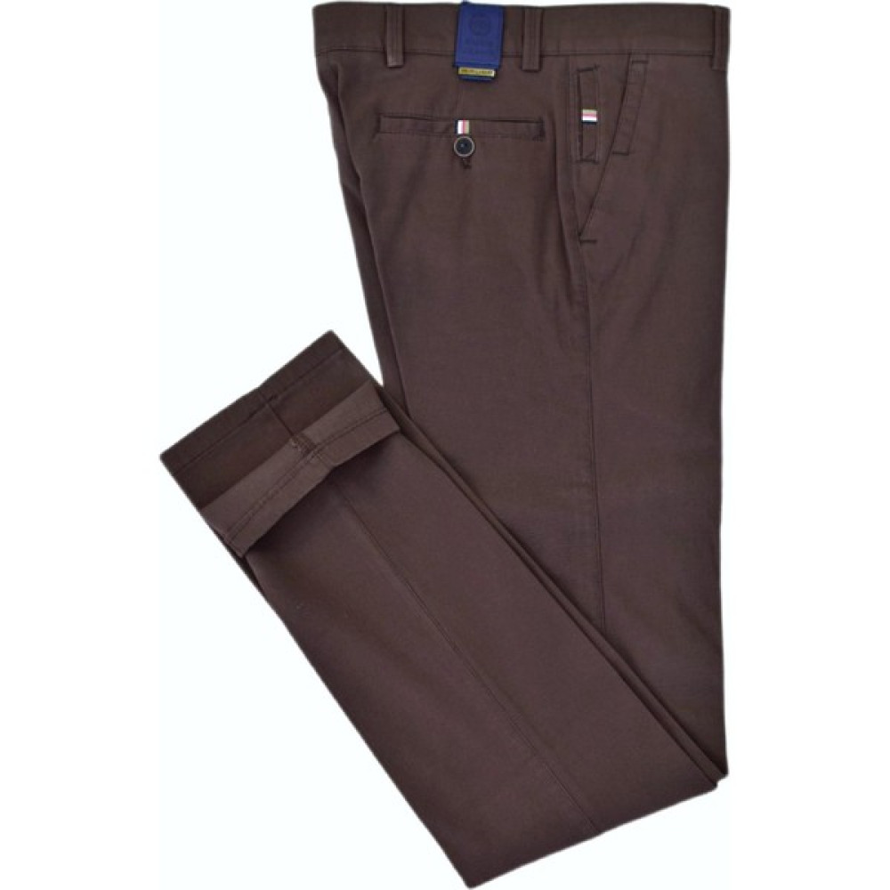 Baglan Erkek Silim Fit Kahverengi Kanvas Pantolon BGL-ST03324 Erkek Pantolon Fiyatı