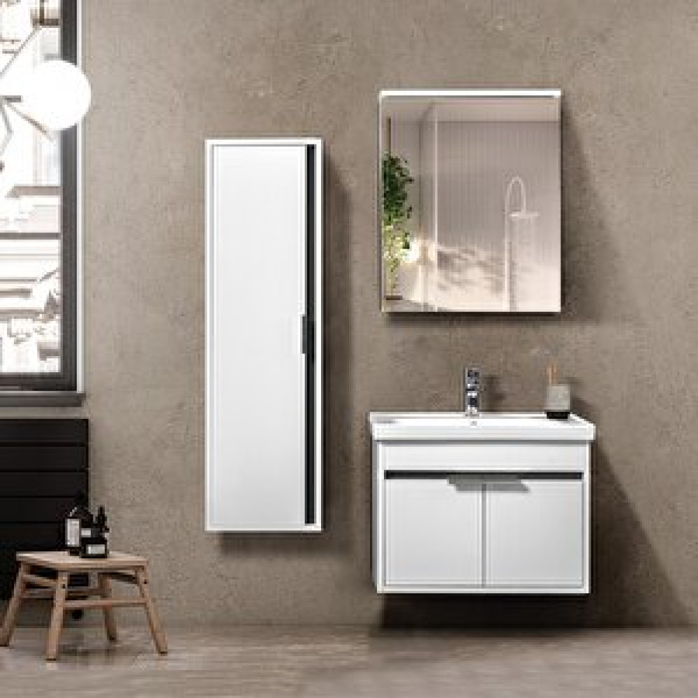 Bagnora Mare 55 Cm Mdf Beyaz Banyo Dolabı Takımı Ve Boy Dolabı Banyo Dolabı / Mobilyası Fiyatı