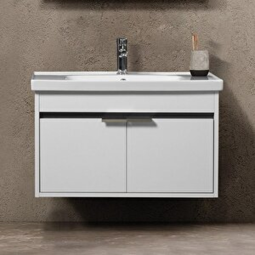 Bagnora Mare 80 Cm Mdf Beyaz Banyo Dolabı Alt Modül Lavabo Banyo Dolabı / Mobilyası Fiyatı