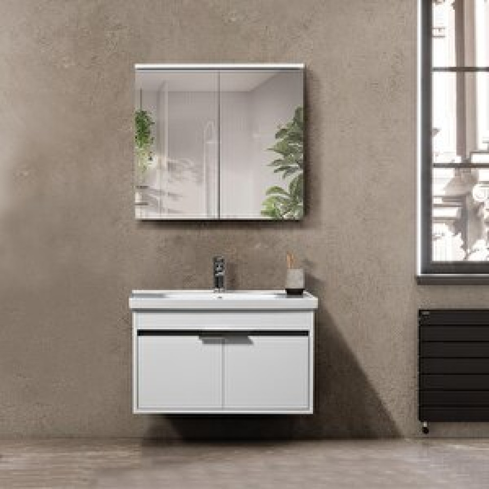 Bagnora Mare 80 Cm Mdf Beyaz Banyo Dolabı Takımı Banyo Dolabı / Mobilyası Fiyatı