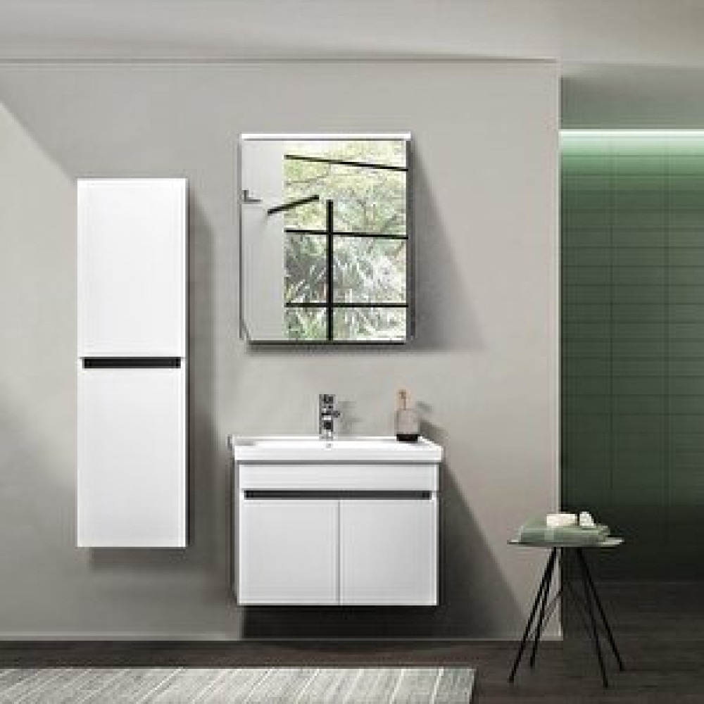 Bagnora Perge 55 Cm Mdf Beyaz Banyo Dolabı Takımı Ve Boy Dolabı Banyo Dolabı / Mobilyası Fiyatı