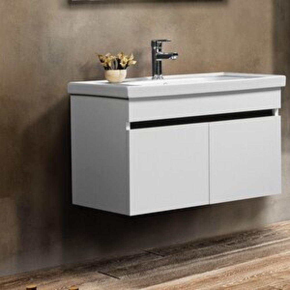 Bagnora Perge 80 Cm Mdf Beyaz Banyo Dolabı Alt Modül Lavabo Banyo Dolabı / Mobilyası Fiyatı