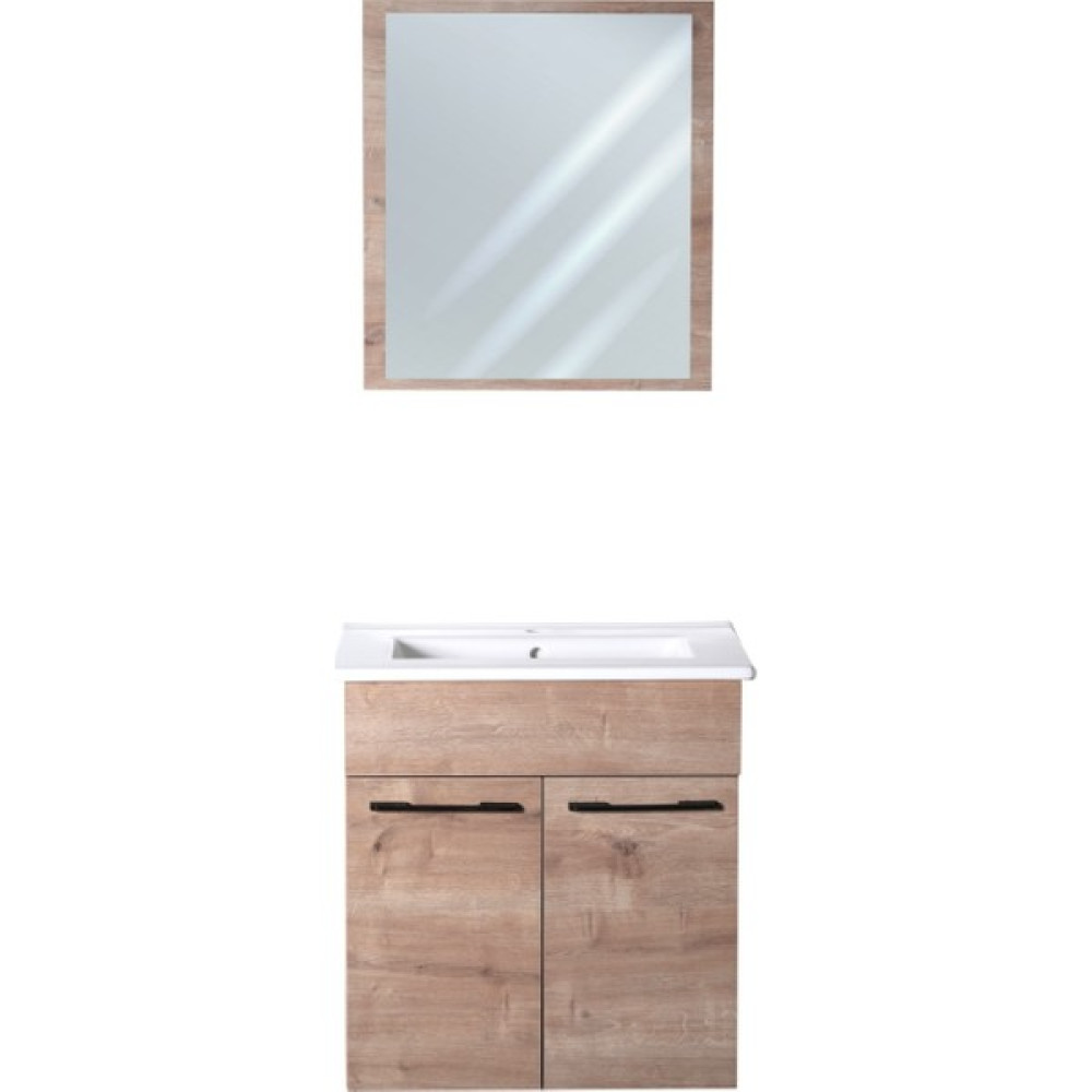 Bagnotti Alya Banyo Dolabı - Meşe - 60 CM Banyo Dolabı / Mobilyası Fiyatı