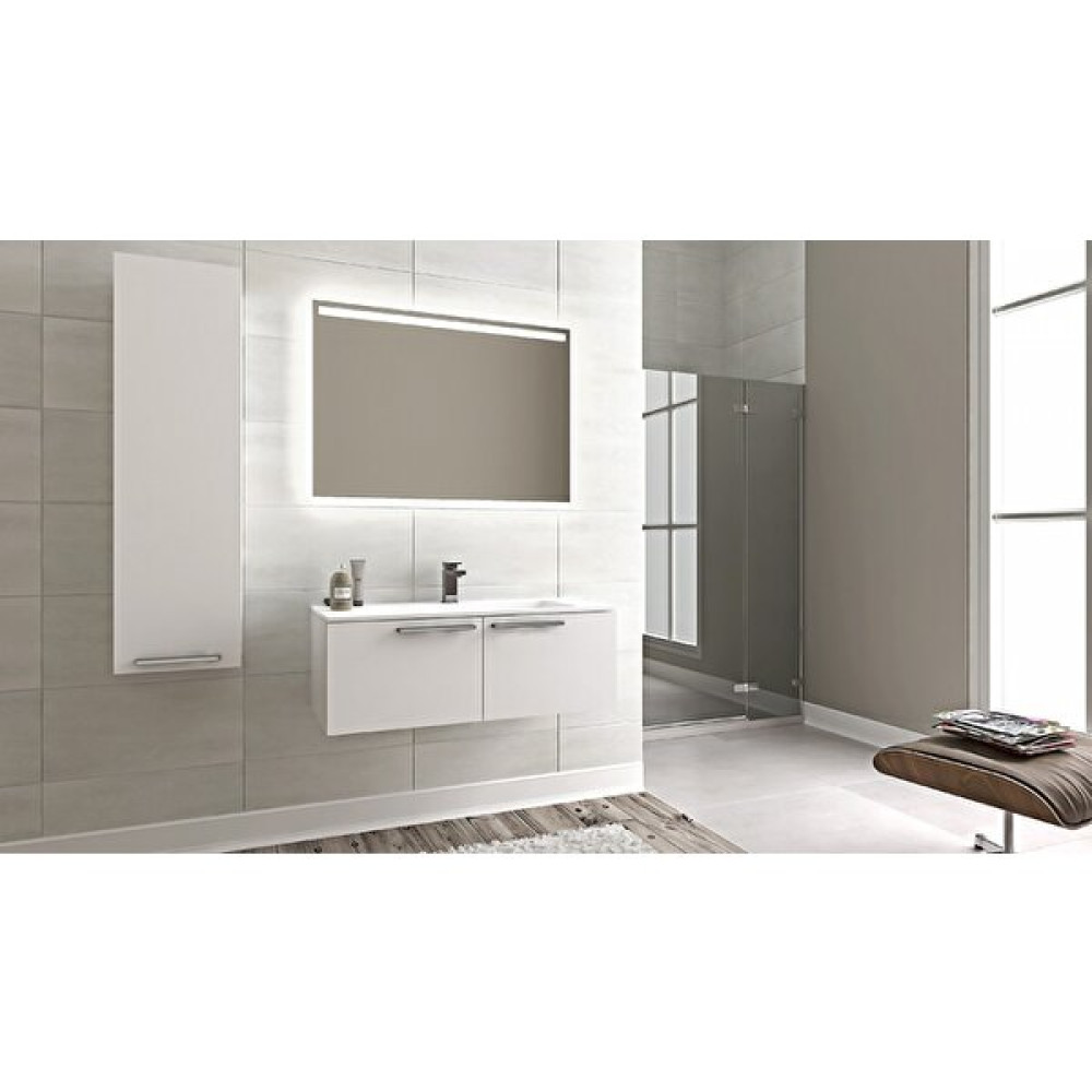 Bagnotti Aries Parlak Beyaz Banyo Dolabı - 60 cm Banyo Dolabı / Mobilyası Fiyatı