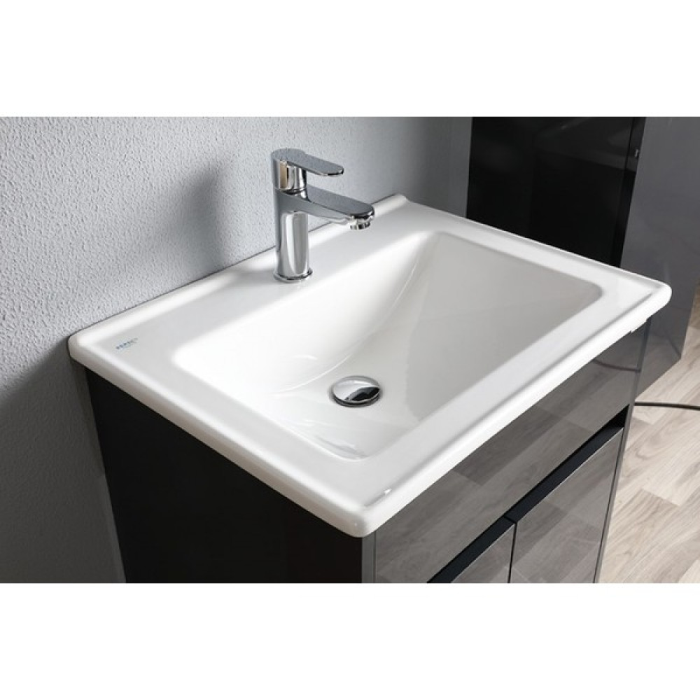Bagnotti Norma 60 cm Glossmax Parlak Siyah Banyo Dolabı Banyo Dolabı / Mobilyası Fiyatı