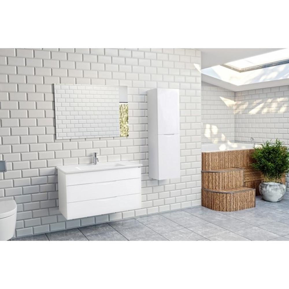 Bagnotti Paradise 80 cm Lake Parlak Beyaz Banyo Dolabı Banyo Dolabı / Mobilyası Fiyatı