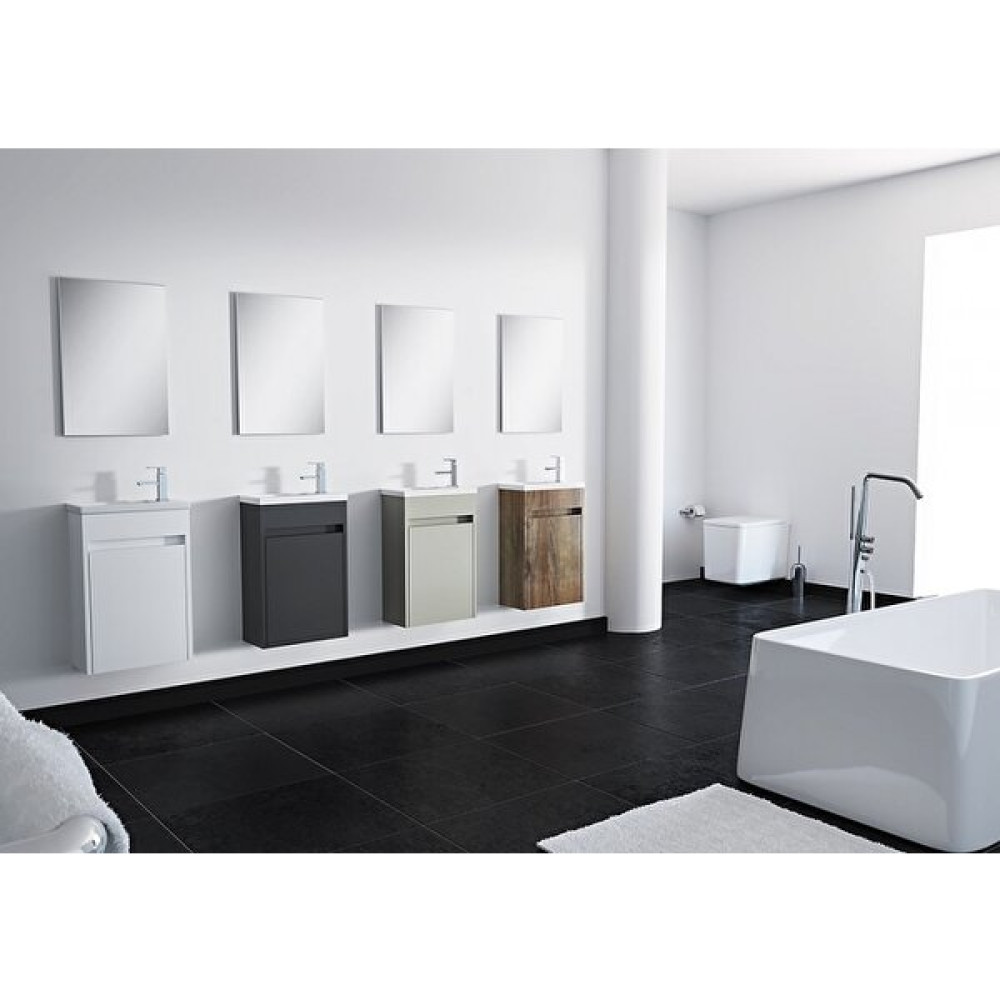 Bagnotti Wezen 45 cm Glossmax Parlak Beyaz Led Aynalı Banyo Dolabı Banyo Dolabı / Mobilyası Fiyatı