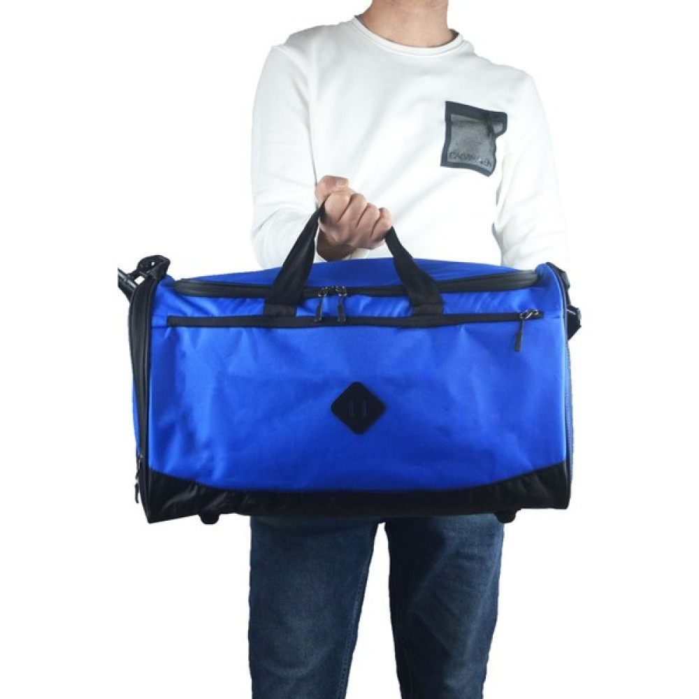 Bagorama Kumaş 52 cm Seyahat Spor Çanta El ve Omuz Valizi - Mavi Çanta (Outdoor) Fiyatı