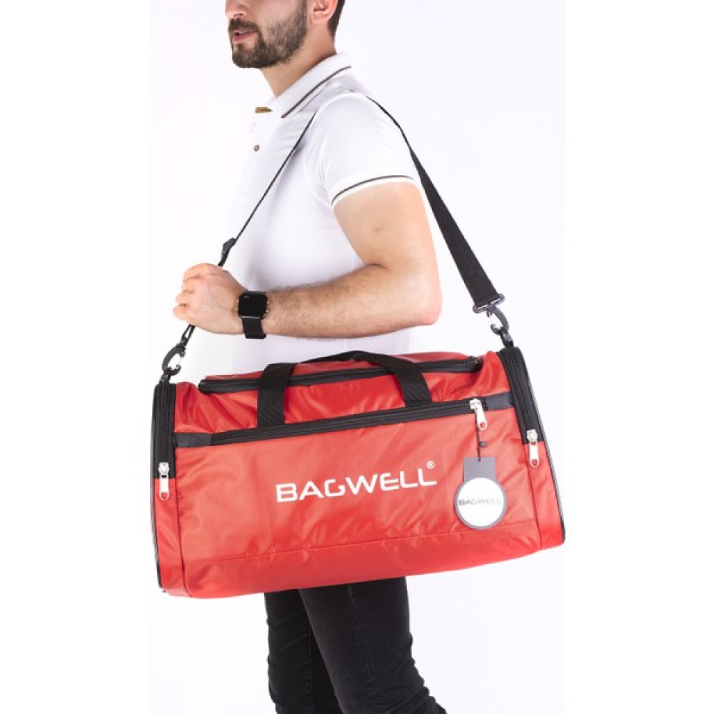 Bagwell Yeni Sezon Büyük Boy Kırmızı Spor Ve Seyahat Çantası Sırt Çantası (Outdoor) Fiyatı