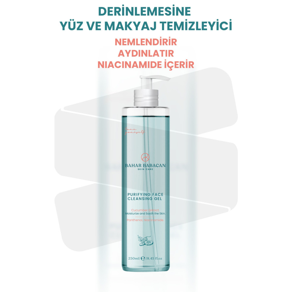 Bahar Babacan Niacinamide Ve Salatalık Özlü Arındırıcı Yüz Temizleme Ve Yüz Yıkama Jeli 250ml Cilt Temizleme ve Peeling Fiyatı