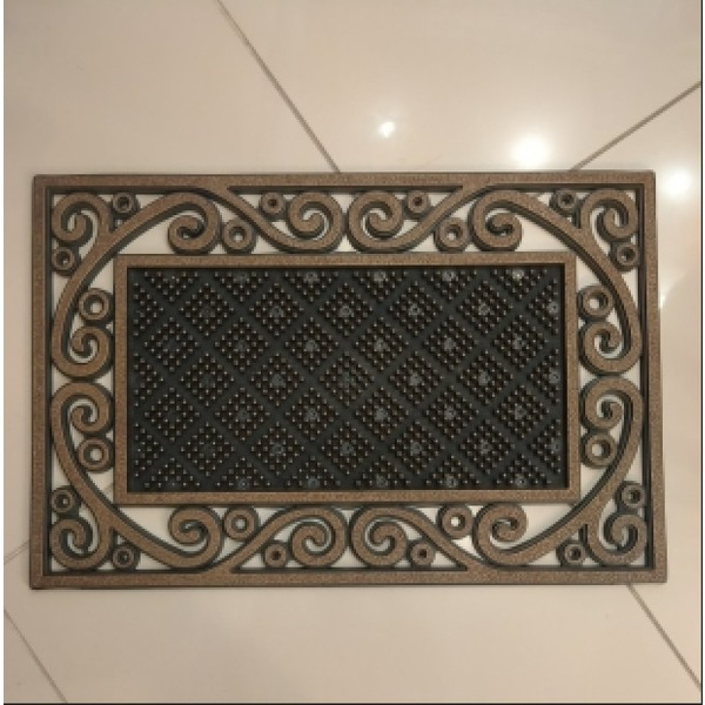 Bahar Evde Modern Kapı Önü Paspası - Siyah - 40 x 60 cm Paspas Fiyatı