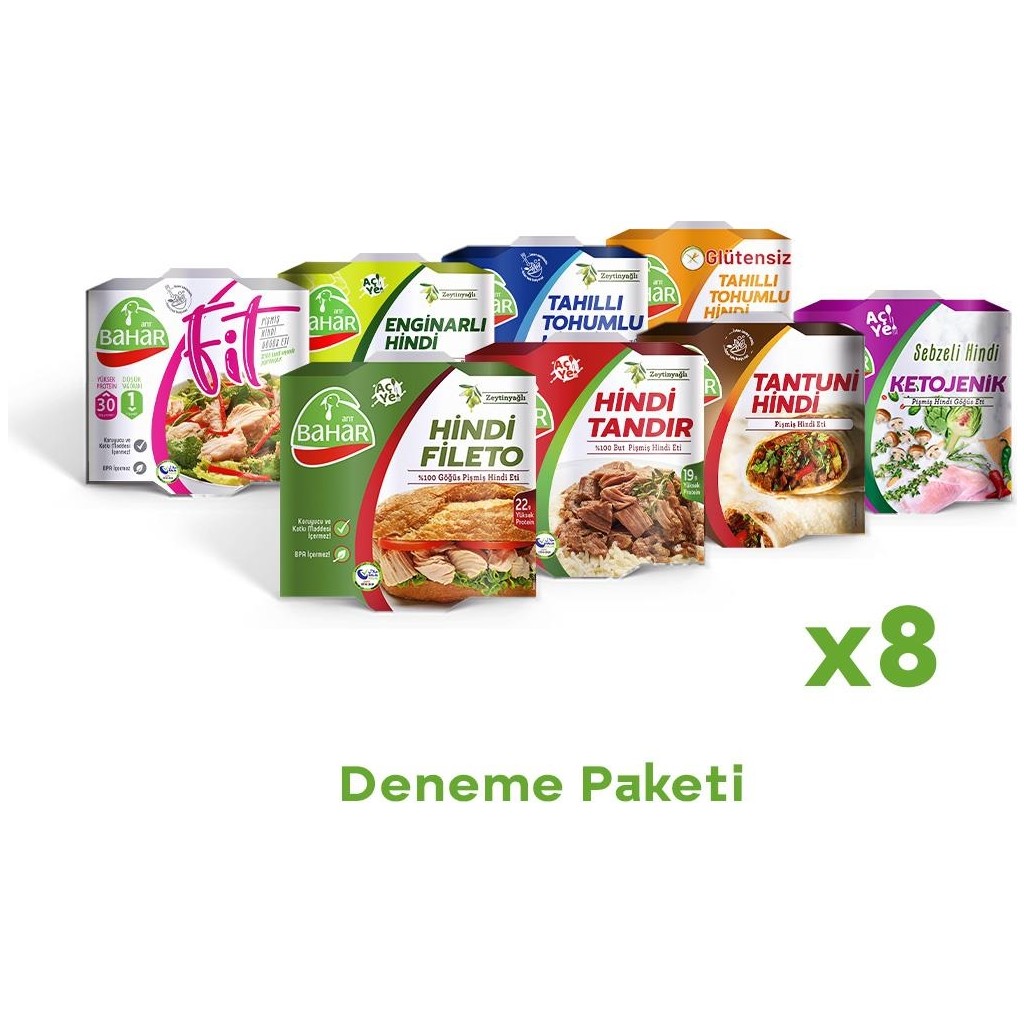 Bahar Hindi Deneme Paketi 8 Adet - 1 Paket Diğer Fiyatı