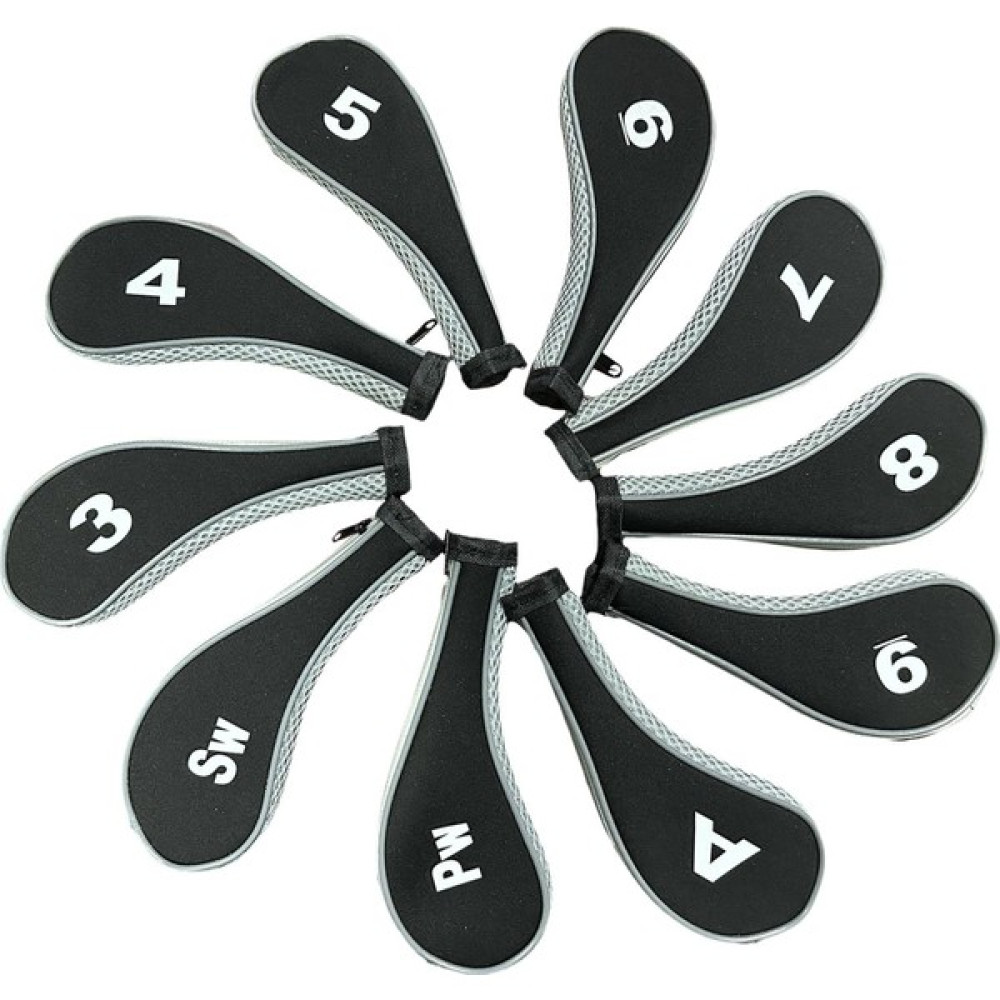 Bahara 10X Neopren Golf Demir Başörtüsü Golf Kulübü Golf Sopası Kılıfı Koruyucu Eğitim Için Gri ve Siyah (Yurt Dışından) Oto Boyaları Fiyatı