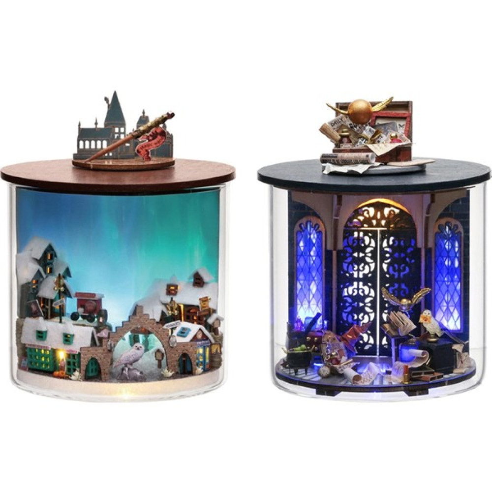 Bahara 2pcs Dıy Minyatür Dollhouse Tiny House Lover Doğum Günü Köyü ve Ofis İçin El Yapımı Hediye (Yurt Dışından) Bebek Oyuncakları Fiyatı