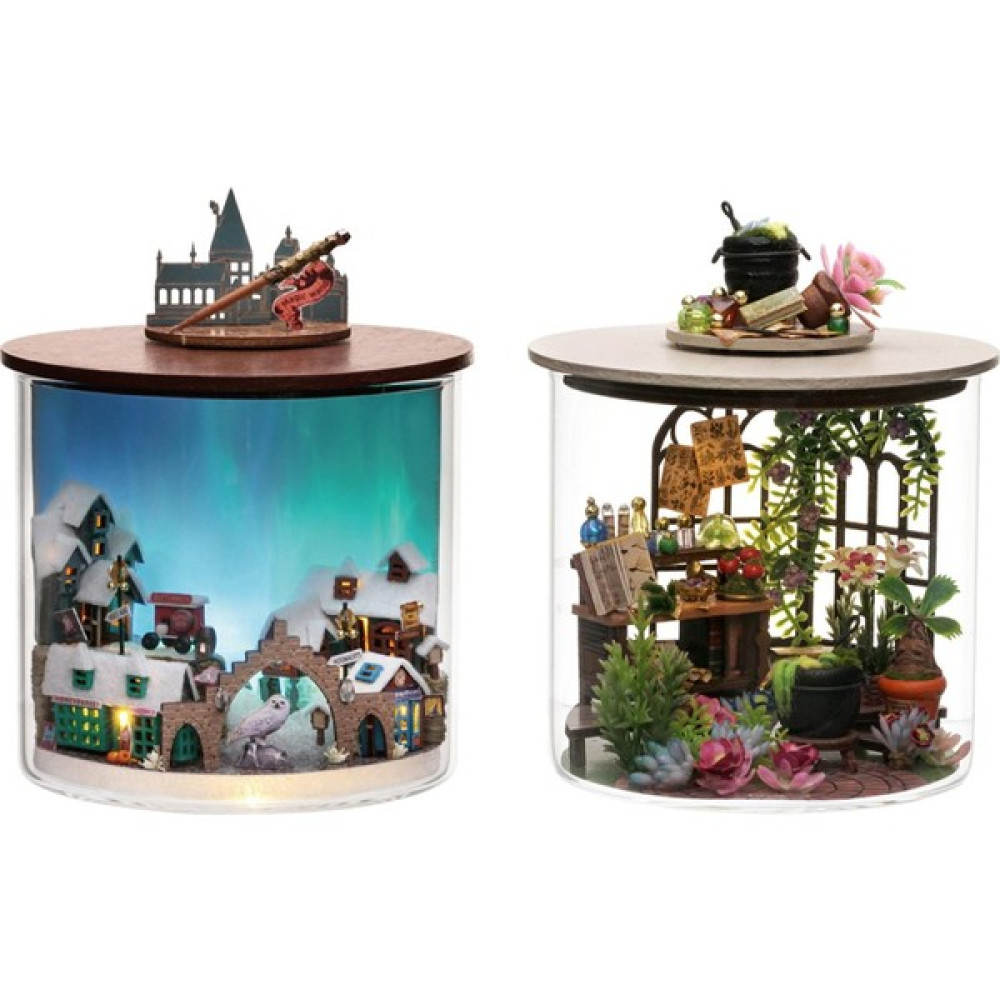 Bahara 2pcs Dıy Minyatür Dollhouse Tiny House Sevgili Doğum Günü Köyü ve Bahçe İçin El Yapımı Hediye (Yurt Dışından) Bebek Oyuncakları Fiyatı