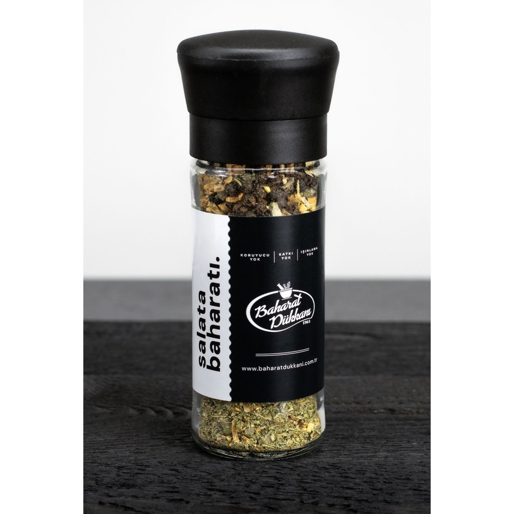 Baharat Dükkanı Salata Baharatı 45 gr (Değirmen Kapak) Taze Öğütülmüş Özellikleriyle Gurme Lezzet Tuz, Şeker, Baharat Fiyatı