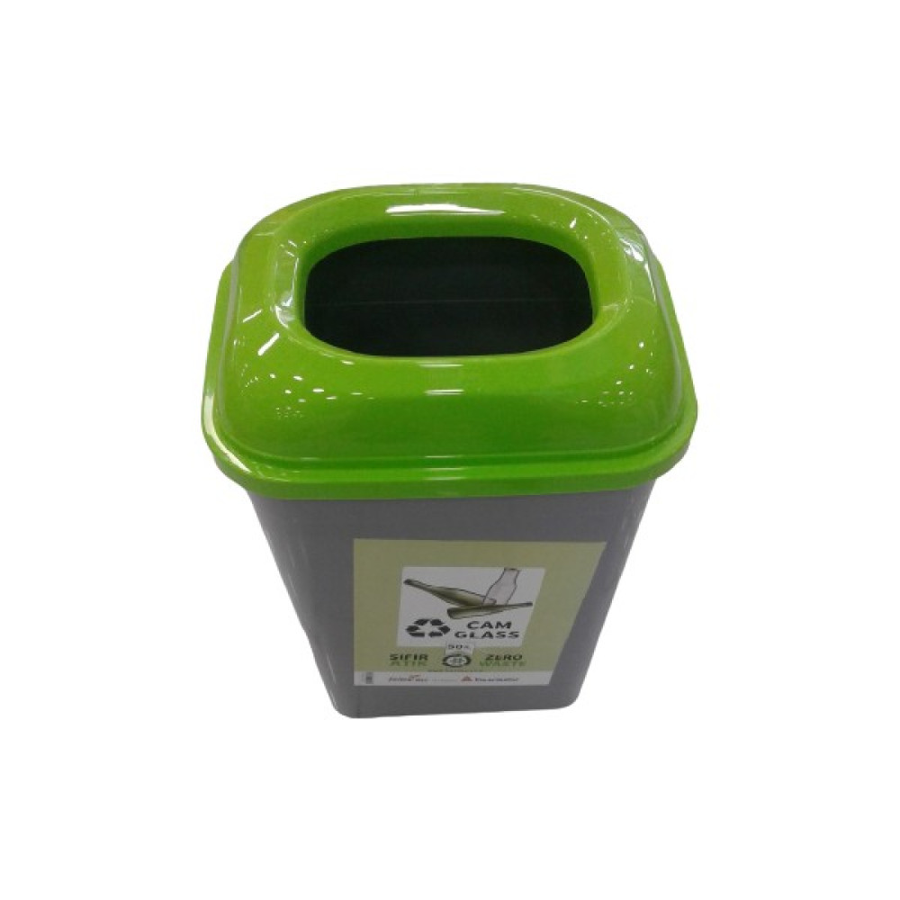 Bahat Tedarik Cam Atık Geri Dönüşüm Kutusu Çöp Kovası 50 Litre Oto Boyaları Fiyatı