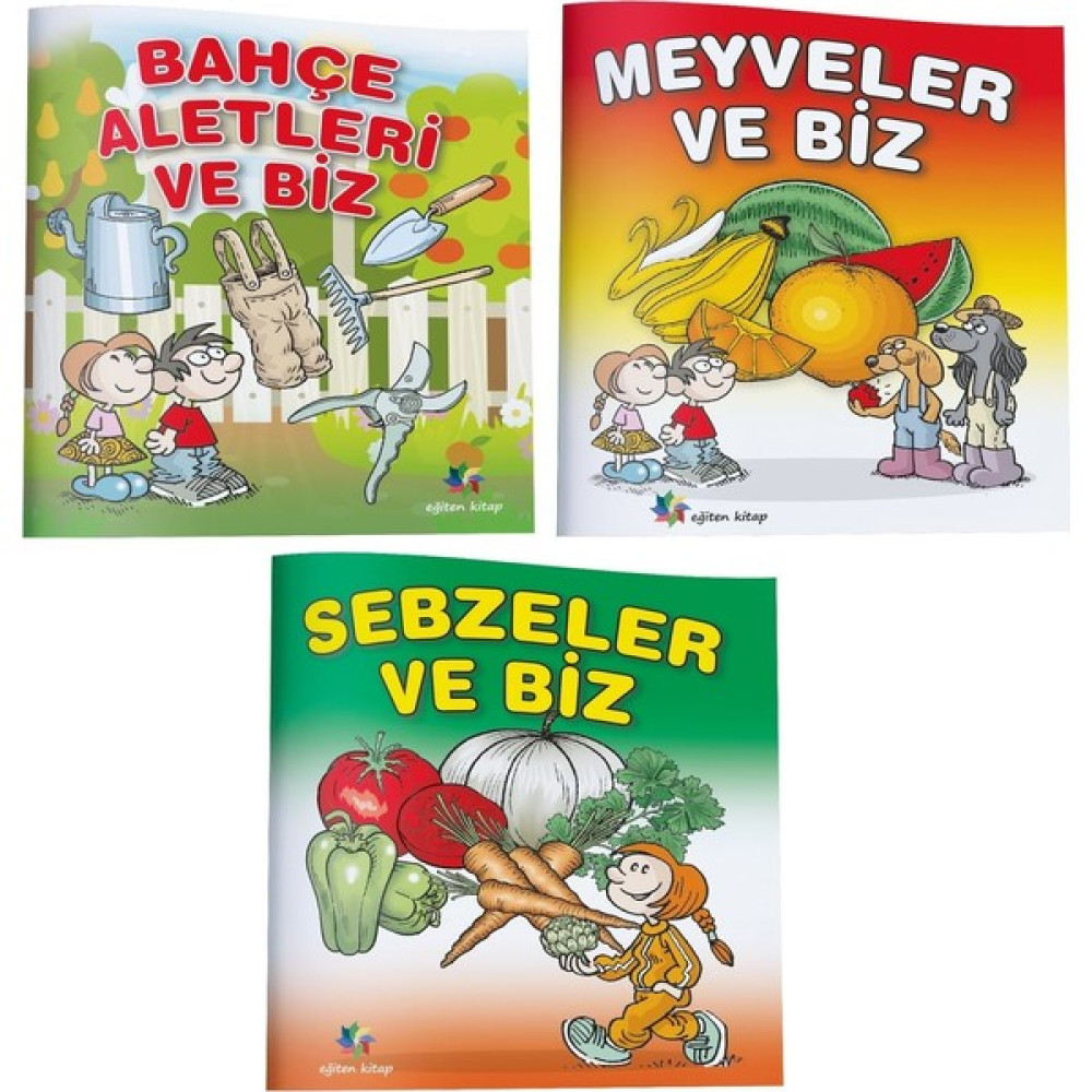 Bahçe Aletleri ve Biz Meyveler ve Biz Sebzeler ve Biz - Ülfet Taylı Çocuk Öykü Fiyatı