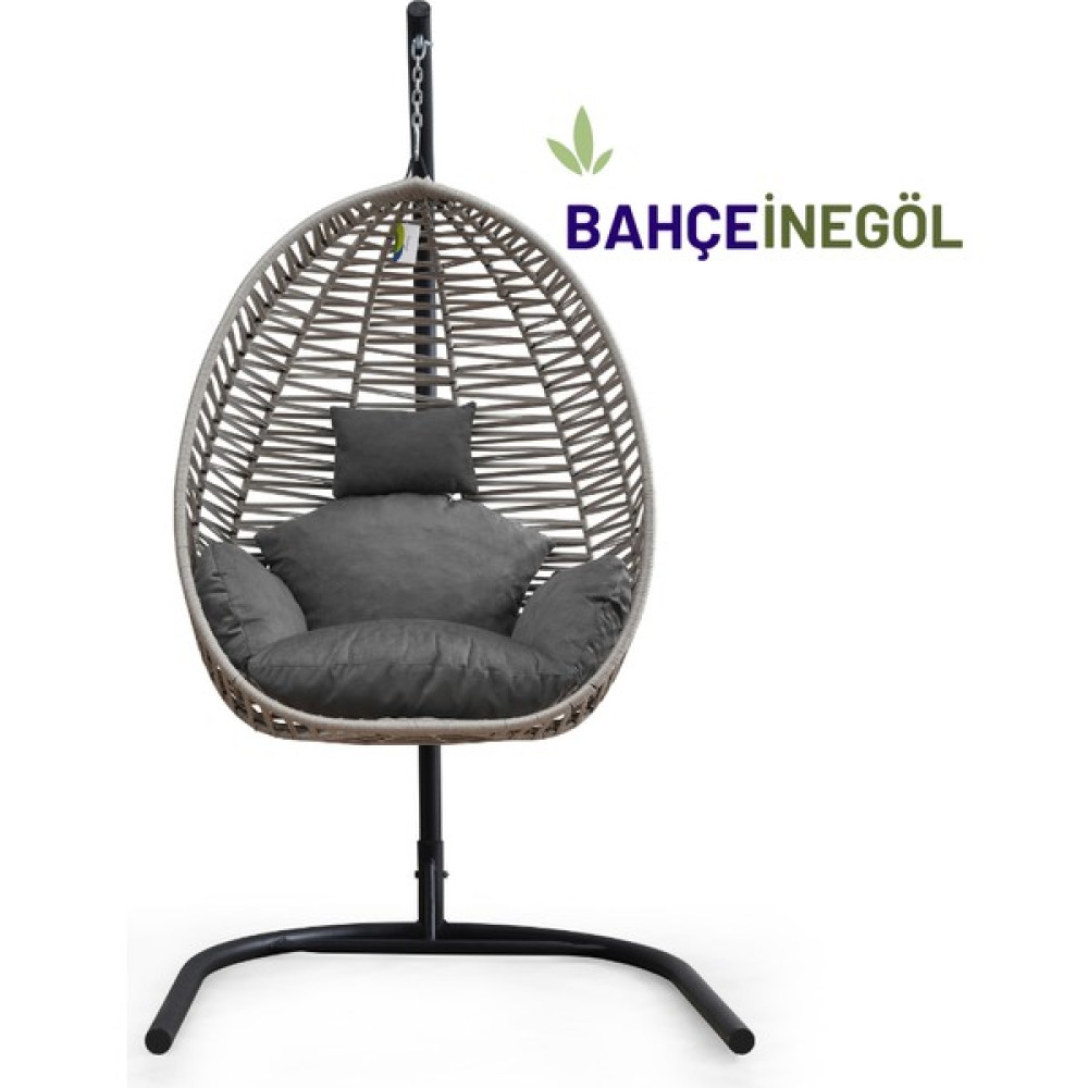 Bahçe Inegöl Gri Salıncak - Antrasit - Gri Bahçe Salıncağı Fiyatı