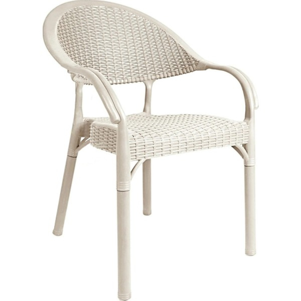 Bahex Bambu Rattan Kollu Sandalye Koltuk Dayanıklı Bahçe Sandalyesi Cappuccino - 6 Bahçe Sandalyesi Fiyatı