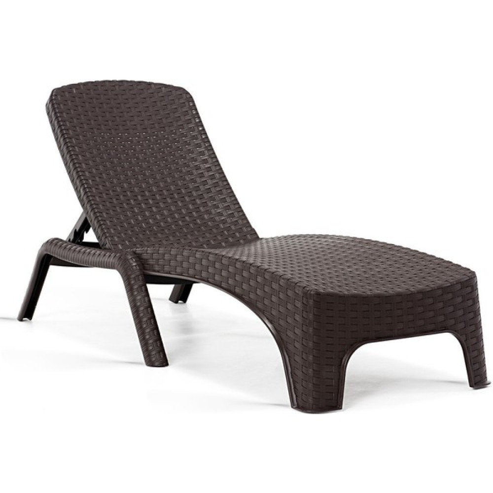 Bahex Troya Rattan Şezlong 8 Li Set Plastik Rattan Havuz Plaj Şezlongu 8 Adet - 505004 x 8 - Kahverengi Şezlong Fiyatı