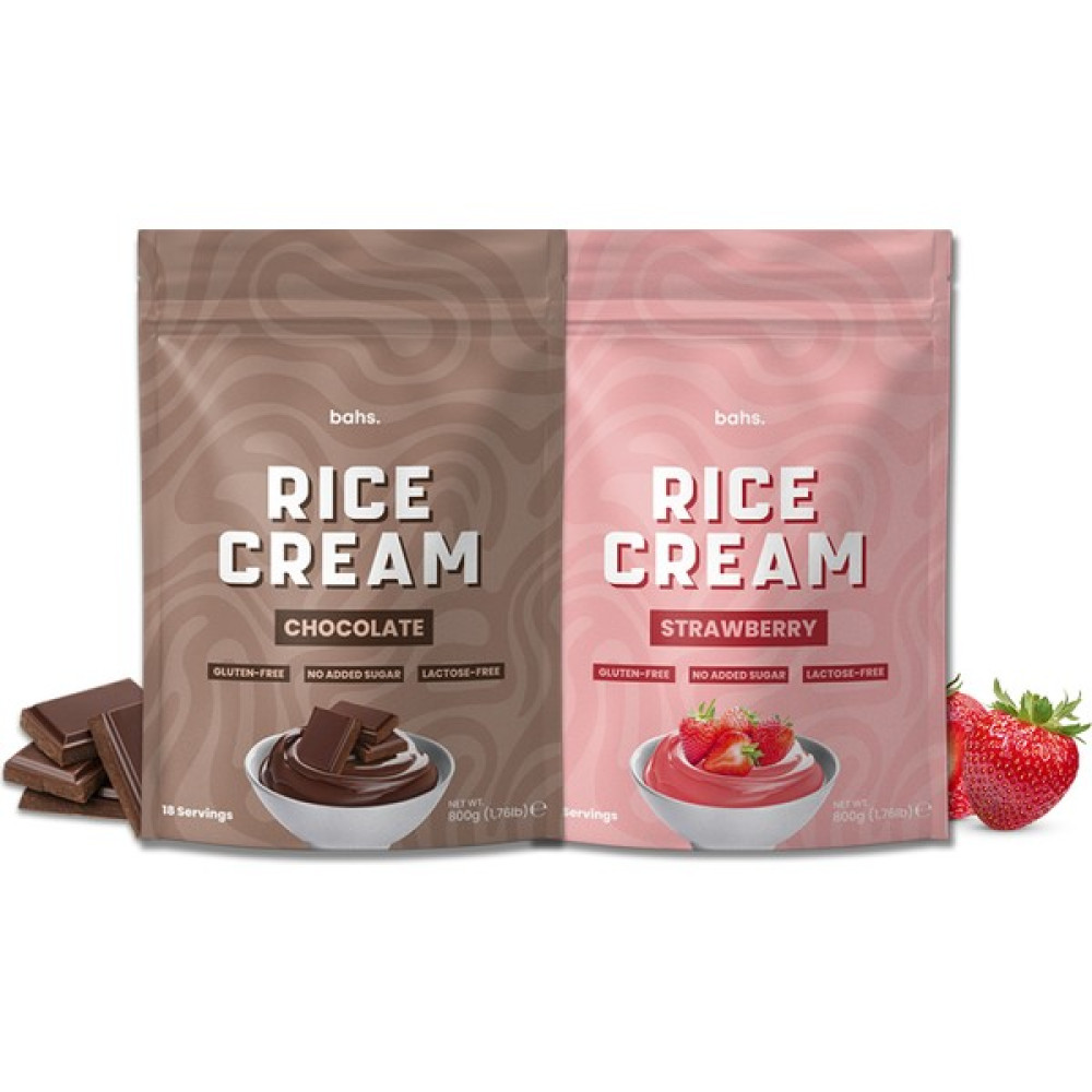 Bahs İkili Rice Cream Paketi (Chocolate & Strawberry) - 1600 gr - 36 Servis Protein Tozları Fiyatı