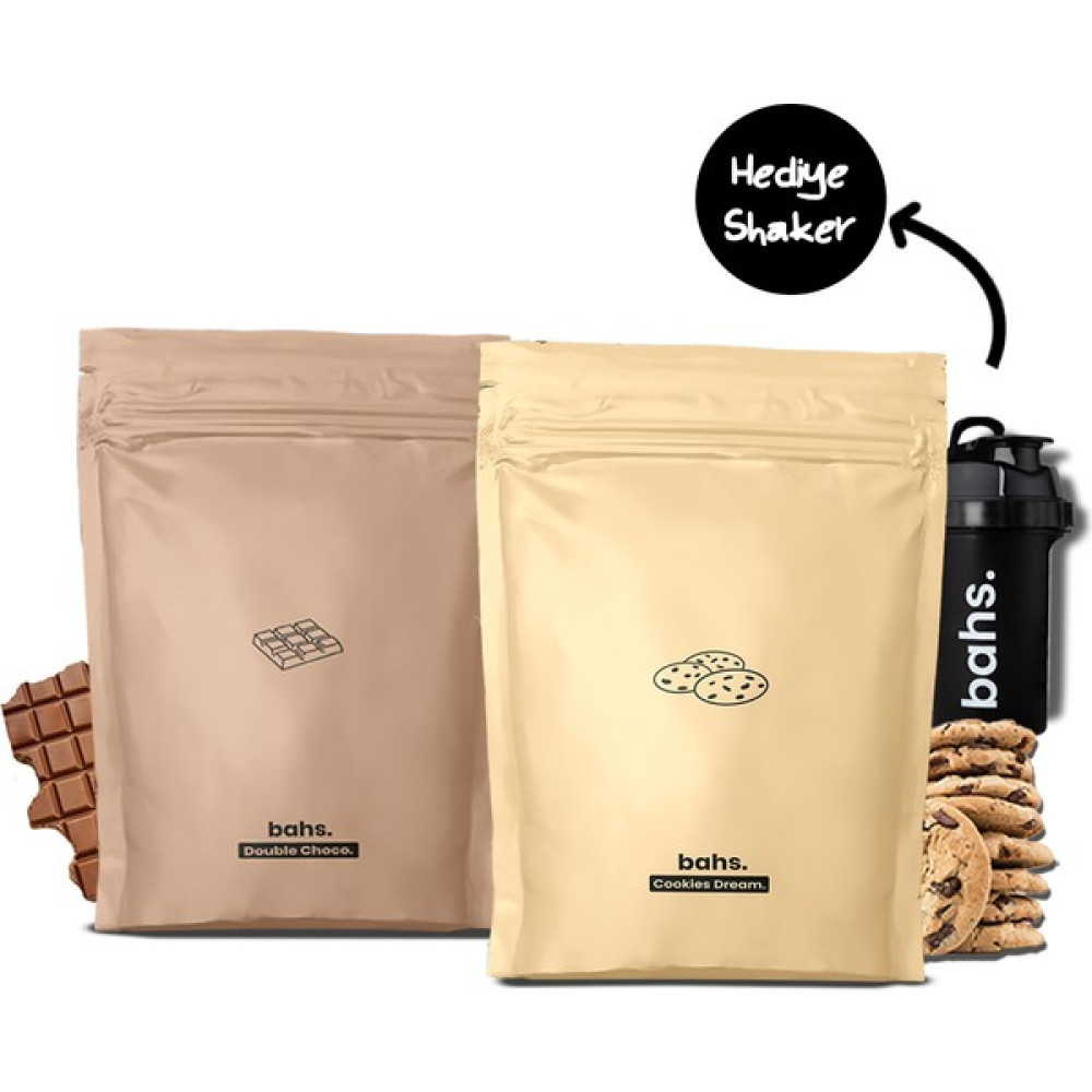 Bahs Proteinli Öğün Tozu - 1 Cookies Dream 1 Double Choco - 1 Shaker Armağan Protein Tozları Fiyatı