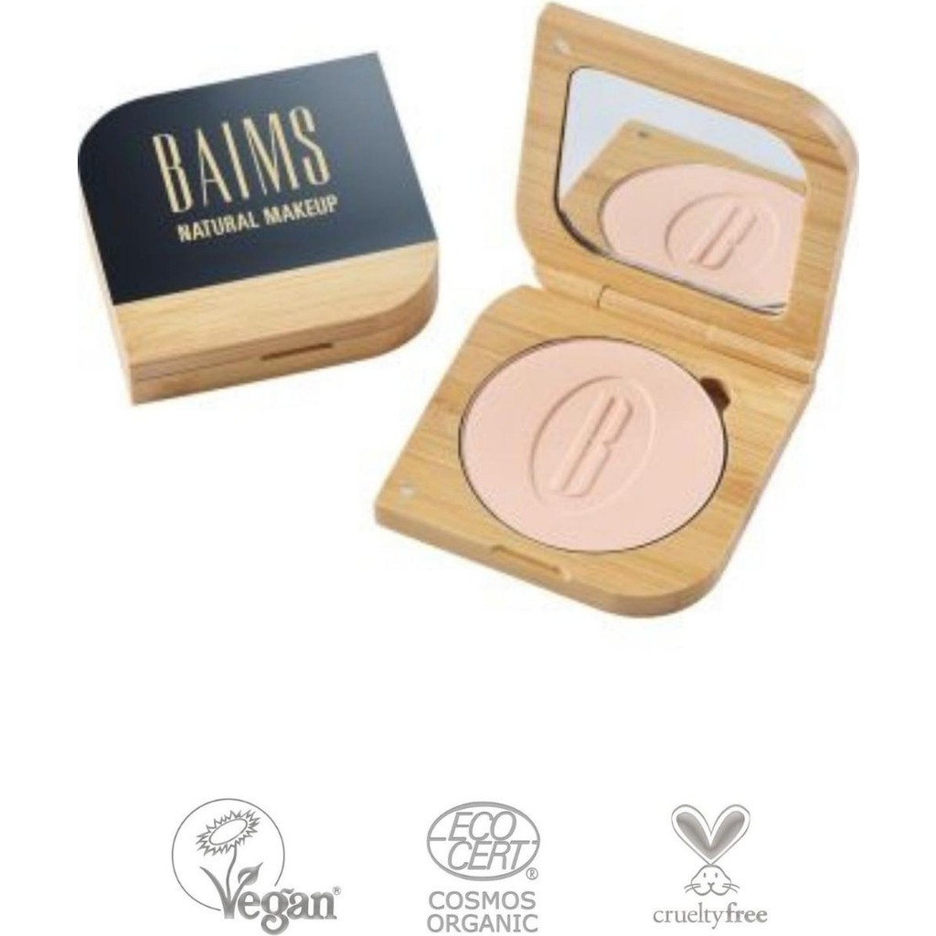 Baims Mineralli Sıkıştırılmış Pudra Organik Vegan Pudra - 10 Light Bebek Pudra Fiyatı