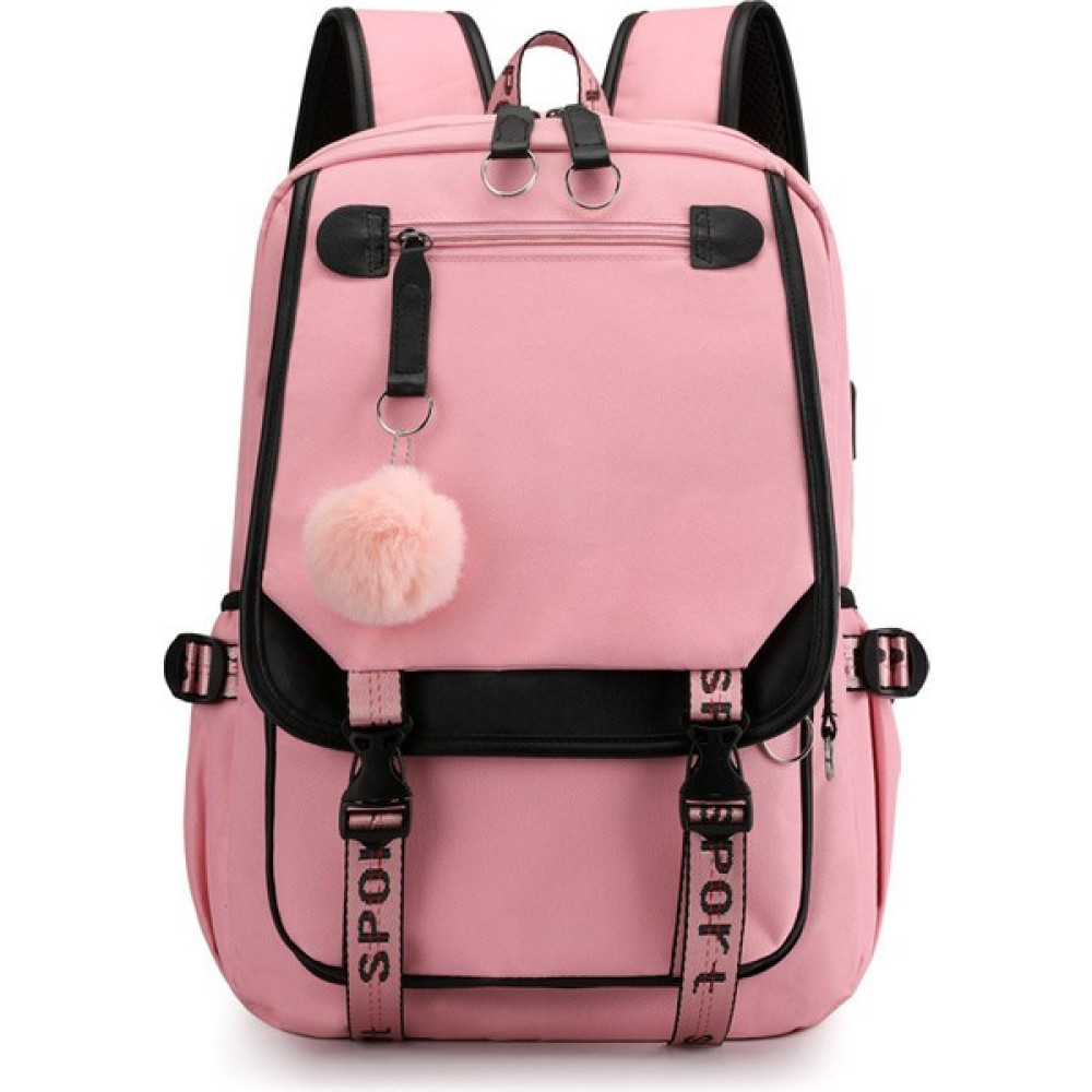 Bairang Okul Sırt Çantası Dark Sırt Çantası Pink Sırt Sırt Çantası (Yurt Dışından) - Pembe - İlkokul Çantası - 46x29x16CM Okul Çantası Fiyatı