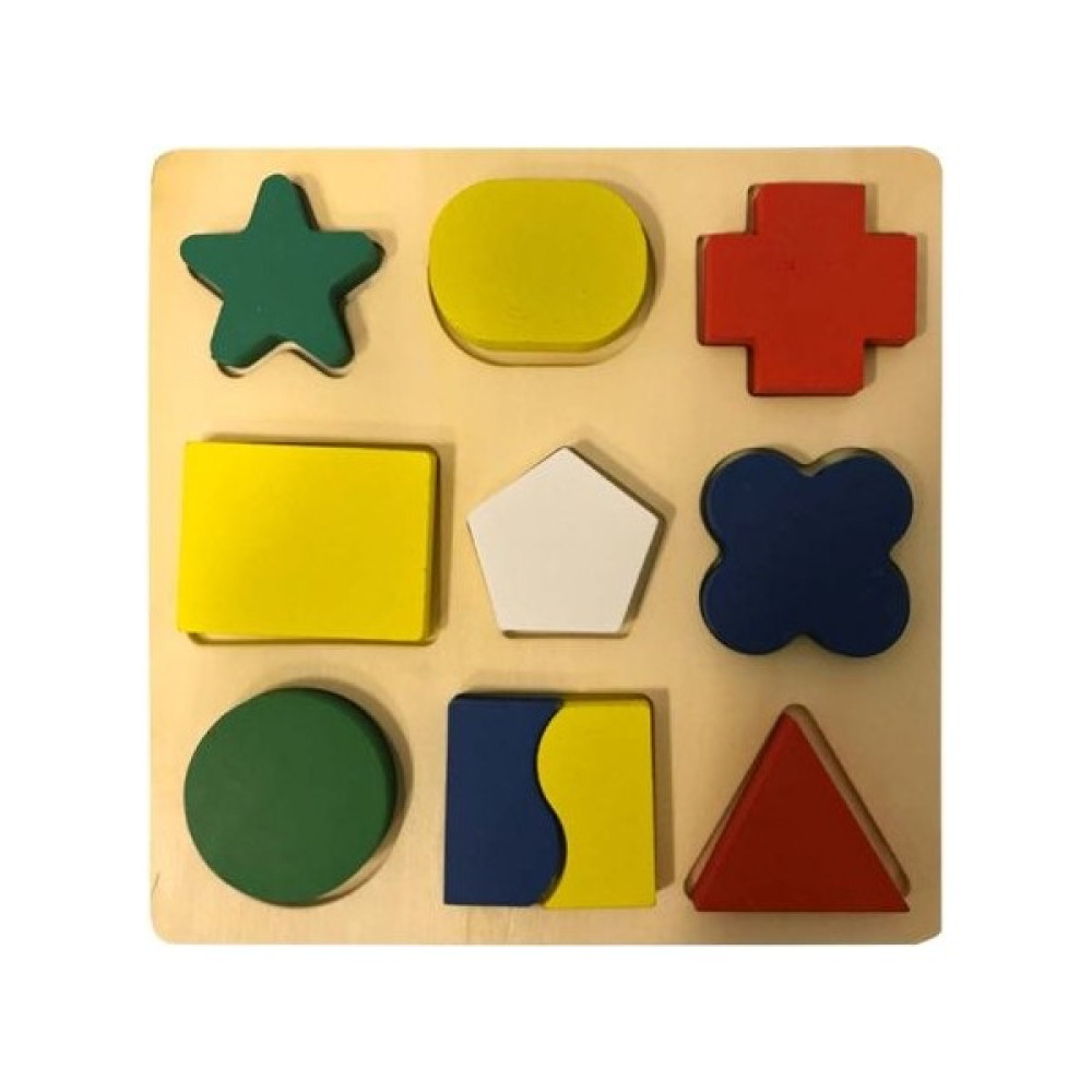 Bak Gel Al Geometrik Sekiller Puzzle - Renkli Bebek Oyuncakları Fiyatı