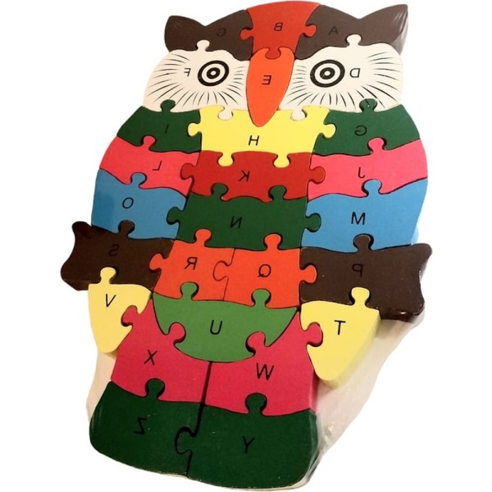 Bak Gel Al Harfleri ve Sayıları Öğreniyorum Eğitici Ahşap Baykuş Figürlü Puzzle Eğitici Oyuncak Fiyatı
