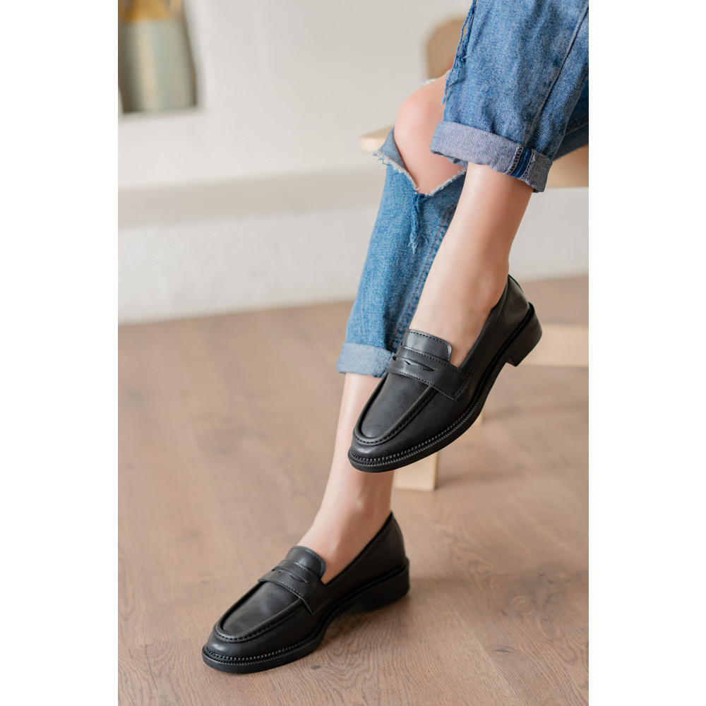 bakacstore Kadın Siyah Makosen Günlük Loafer Ayakkabı 40 Beden Kadın Günlük Ayakkabıları Fiyatı