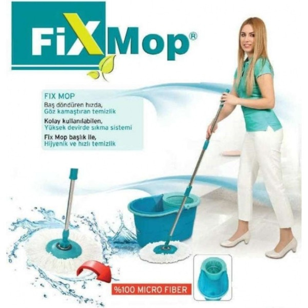 Bakbishop Motek Fix Mop Temizlik Kovası Mıcrofiber Temizlik Seti Ev Temizliği Fiyatı
